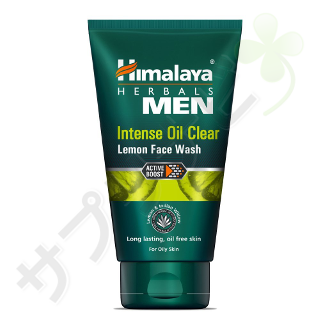 ヒマラヤ インテンスオイルクリアレモンフェイスウォッシュ フォーメン|HIMALAYA INTENSE OIL CLEAR LEMON FACE WASH FOR MENS 100ml 100 ml